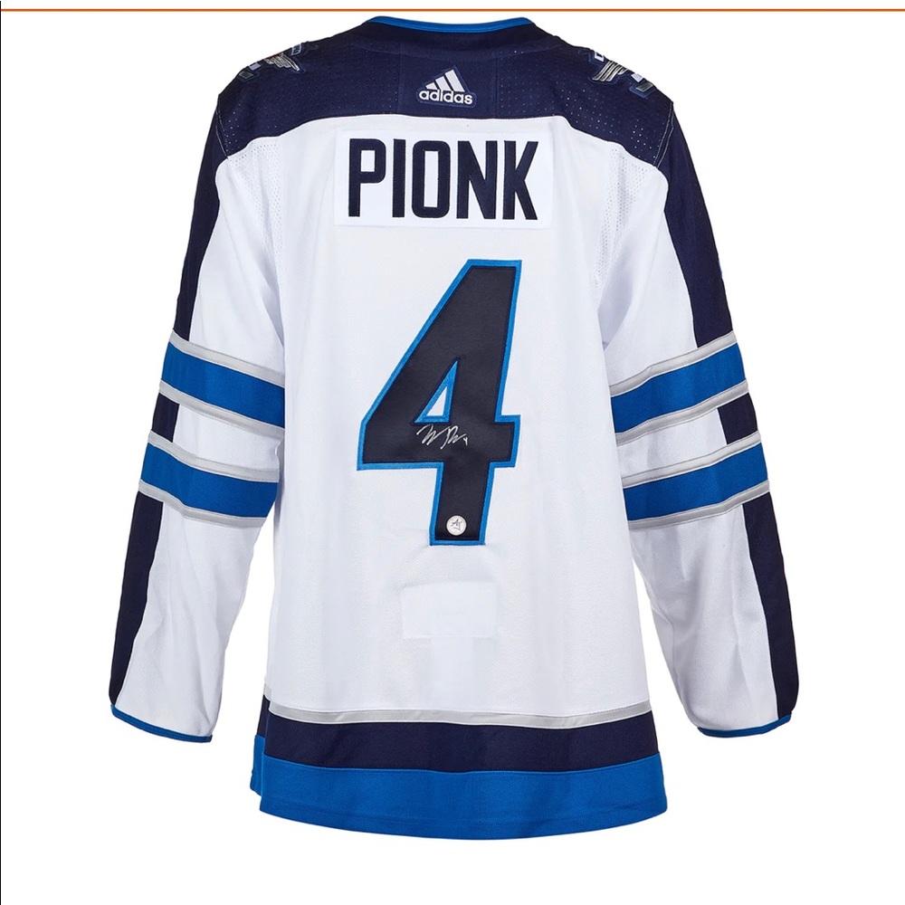 Winnipeg Jets NHL Neal Pionk Signed Adidas Jersey